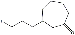 3-(3-Iodopropyl)cycloheptan-1-one Struktur