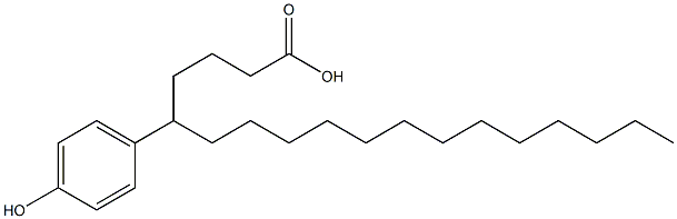 5-(4-Hydroxyphenyl)stearic acid Struktur