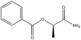 [R,(-)]-2-(Benzoyloxy)propionamide Struktur