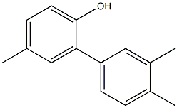 4-Methyl-2-(3,4-dimethylphenyl)phenol Struktur