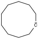 Cyclodecane-1,1-diylradical Struktur