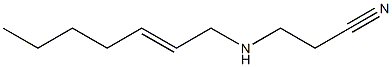 3-(2-Heptenylamino)propiononitrile Struktur