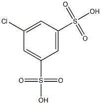 5-Chlorobenzene-1,3-disulfonic acid Struktur