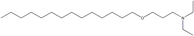 N,N-Diethyl-3-(tetradecyloxy)propan-1-amine Struktur