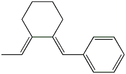 1-Benzylidene-2-ethylidenecyclohexane Struktur