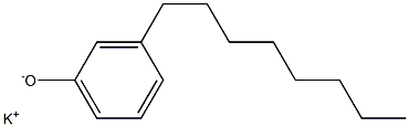 Potassium 3-octylphenolate Struktur