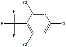 2,4,6-Trichloro-1-(trifluoromethyl)benzene Struktur