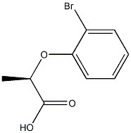 (R)-2-(2-Bromophenoxy)propionic acid Struktur