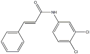 (E)-N-(3,4-Dichlorophenyl)-cinnamamide Struktur