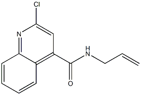 2-Chloro-N-allylquinoline-4-carboxamide Struktur