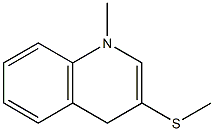 1-Methyl-3-methylthio-1,4-dihydroquinoline Struktur