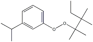 3-Isopropylphenyl 1,1,2,2-tetramethylbutyl peroxide Struktur