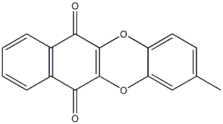 2-Methylbenzo[b]naphtho[2,3-e][1,4]dioxin-6,11-dione Struktur