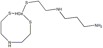 1-[2-[(3-Aminopropyl)amino]ethylthio]-2,8-dithia-5-aza-1-germacyclooctane Struktur