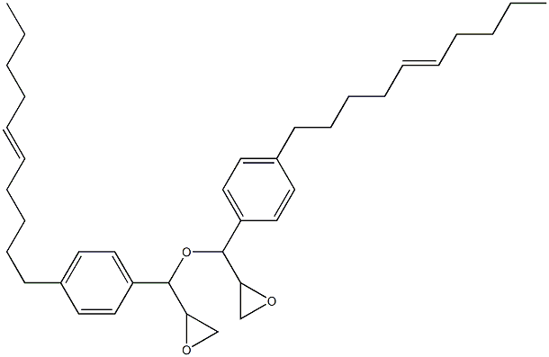 4-(5-Decenyl)phenylglycidyl ether Struktur