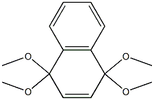 1,1,4,4-Tetramethoxy-1,4-dihydronaphthalene Struktur