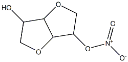 Hexahydrofuro[3,2-b]furan-3,6-diol 6-nitrate Struktur