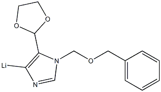 4-Lithio-1-[(benzyloxy)methyl]-5-(1,3-dioxolan-2-yl)-1H-imidazole Struktur