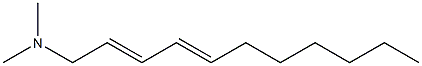 (2E,4E)-N,N-Dimethyl-2,4-undecadien-1-amine Struktur