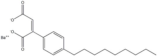 2-(4-Nonylphenyl)maleic acid barium salt Struktur