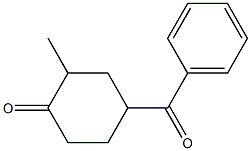 4-Benzoyl-2-methylcyclohexanone Struktur