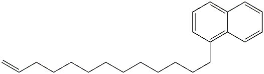 1-(12-Tridecenyl)naphthalene Struktur