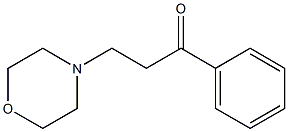 1-Phenyl-3-morpholino-1-propanone Struktur