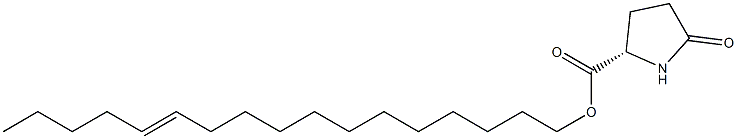 (S)-5-Oxopyrrolidine-2-carboxylic acid 12-heptadecenyl ester Struktur