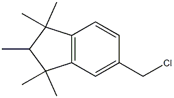 6-Chloromethyl-1,1,2,3,3-pentamethylindane Struktur