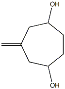 6-Methylenecycloheptane-1,4-diol Struktur