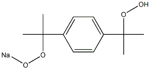 1-(1-Hydroperoxy-1-methylethyl)-4-(1-sodioperoxy-1-methylethyl)benzene Struktur