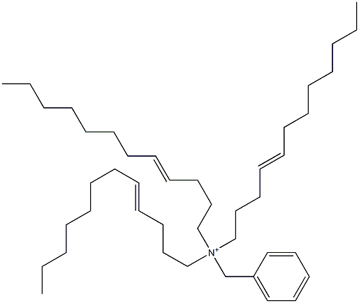 Tri(4-dodecenyl)benzylaminium Struktur