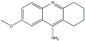 5,6,7,8-Tetrahydro-2-methoxyacridine-9-amine Struktur