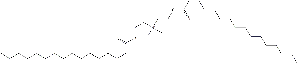 Bis[2-(hexadecanoyloxy)ethyl]dimethylammonium Struktur