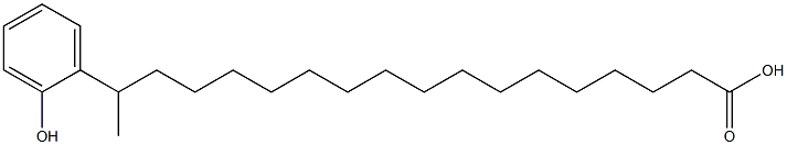 17-(2-Hydroxyphenyl)stearic acid Struktur