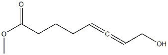 [S,(+)]-8-Hydroxy-5,6-octadienoic acid methyl ester Struktur