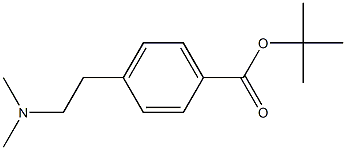 4-(2-Dimethylaminoethyl)benzoic acid tert-butyl ester Struktur