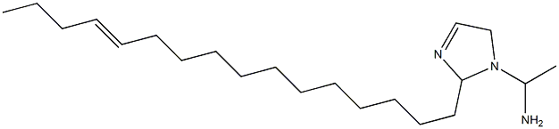 1-(1-Aminoethyl)-2-(12-hexadecenyl)-3-imidazoline Struktur