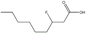 3-Fluoropelargonic acid Struktur