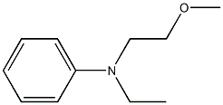 N-Ethyl-N-(2-methoxyethyl)aniline Struktur