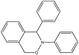 3,4-Dihydro-3,4-diphenyl-1H-2,3-benzoxazine Struktur