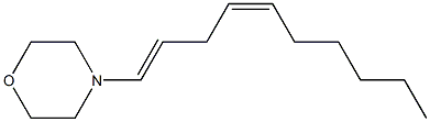 4-[(1E,4Z)-1,4-Decadienyl]morpholine Struktur