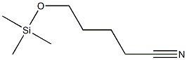 5-(Trimethylsilyloxy)pentanenitrile Struktur