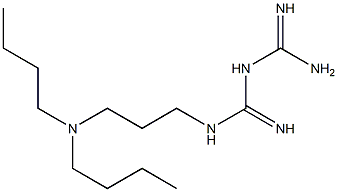 1-[3-(Dibutylamino)propyl]biguanide Struktur