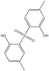 2,2'-Dihydroxy-4,5'-dimethyl[sulfonylbisbenzene] Struktur