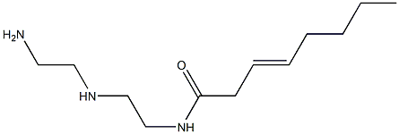 N-[2-[(2-Aminoethyl)amino]ethyl]-3-octenamide Struktur