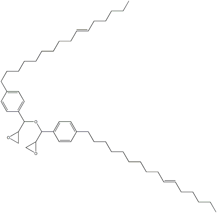 4-(10-Hexadecenyl)phenylglycidyl ether Struktur