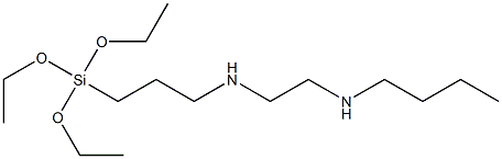 3-(Triethoxysilyl)-N-[2-(butylamino)ethyl]propan-1-amine Struktur