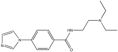 4-(1H-Imidazol-1-yl)-N-(2-diethylaminoethyl)benzamide Struktur