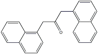 1,3-Bis(1-naphthalenyl)acetone Struktur